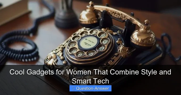 Cool Gadgets for Women That Combine Style and Smart Tech