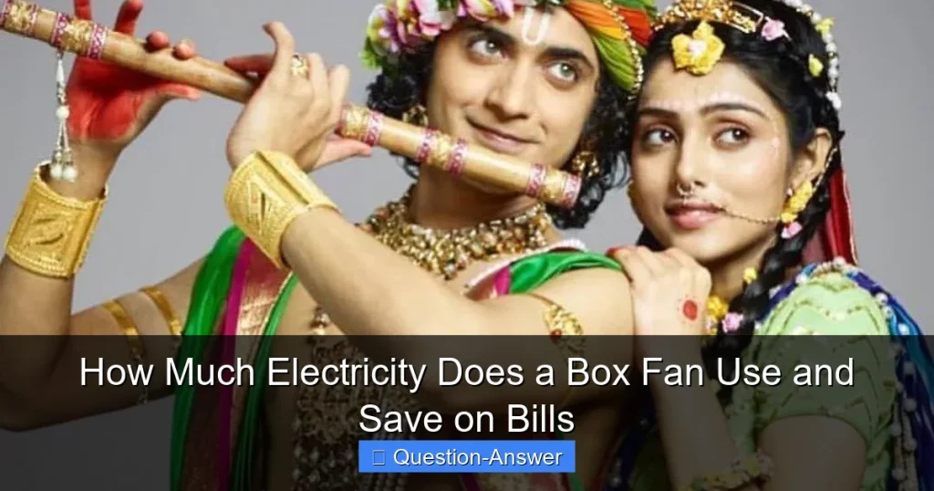 How Much Electricity Does a Box Fan Use and Save on Bills