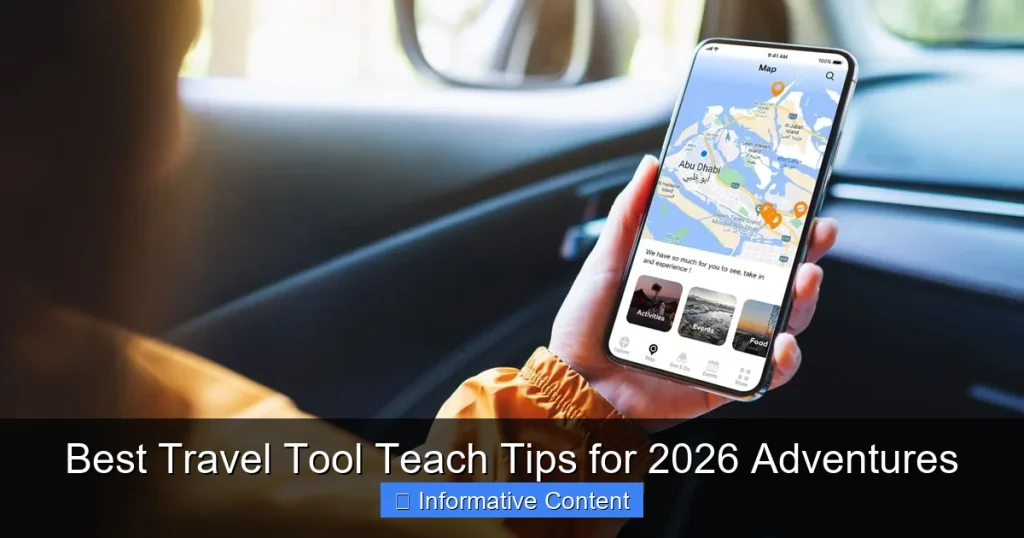 Best Travel Tool Teach Tips for 2026 Adventures
