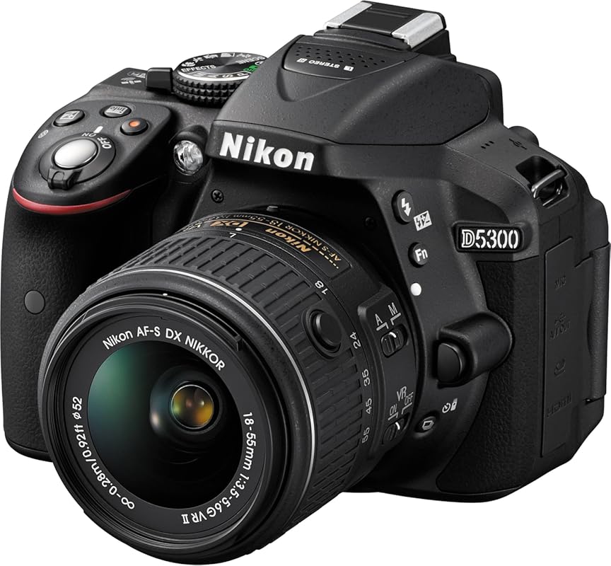 Nikon D5300 24.2MP DSLR Camera with 18-55mm f/3.5-5.6G VR Lens