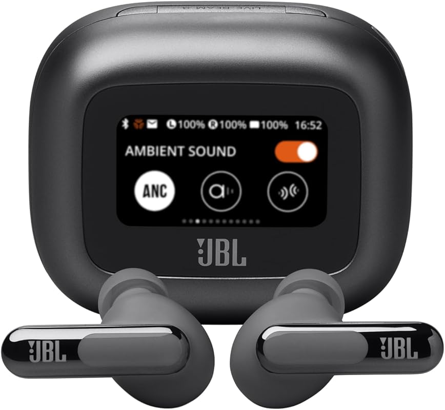 JBL Live Beam 3 True Wireless Noise-Cancelling Earbuds with 48H Playba
