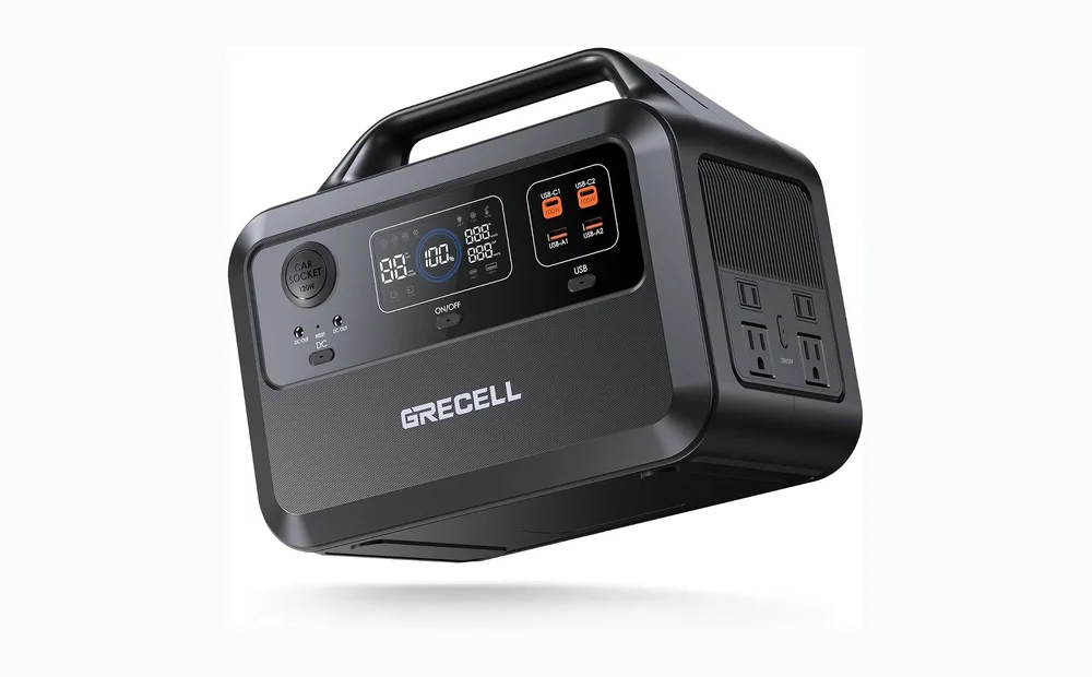 GRECELL Portable Power Station 460Wh 600W