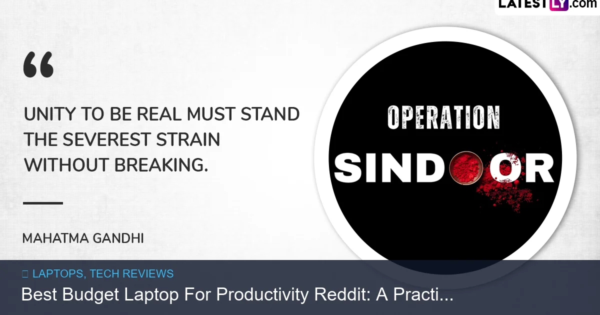 Best Budget Laptop For Productivity Reddit: A Practical Guide