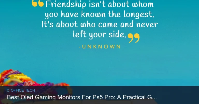 Best Oled Gaming Monitors For Ps5 Pro: A Practical Guide