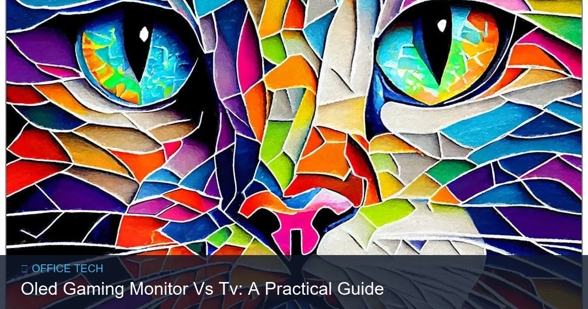 Oled Gaming Monitor Vs Tv: A Practical Guide