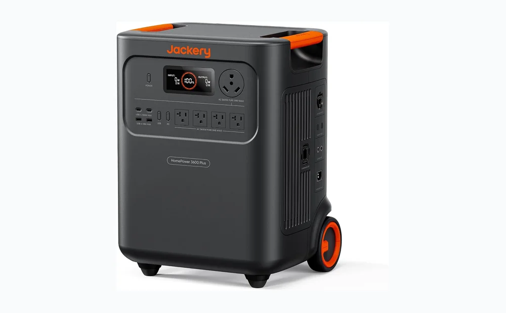 Jackery HomePower 3600 Plus Power Station, 3584Wh, 3600W AC Output