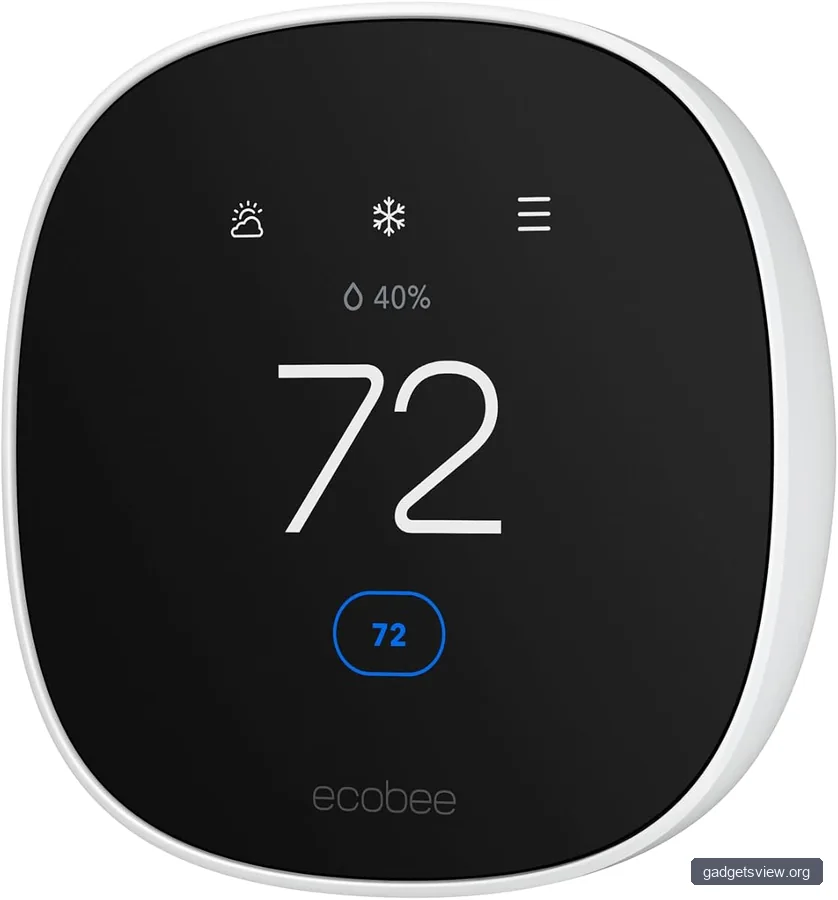 ecobee Smart Thermostat Essential - WiFi Thermostat, Energy Star Certified