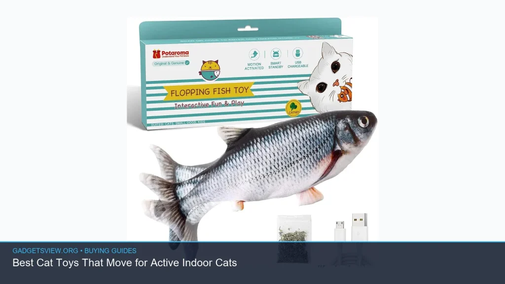 Best Cat Toys That Move for Active Indoor Cats