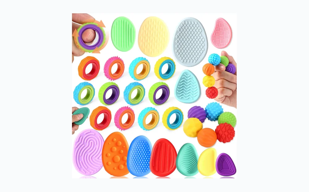 30-Pack Sensory Fidget Toys Bulk Stress Relief Kit Classroom Prize Box Toys