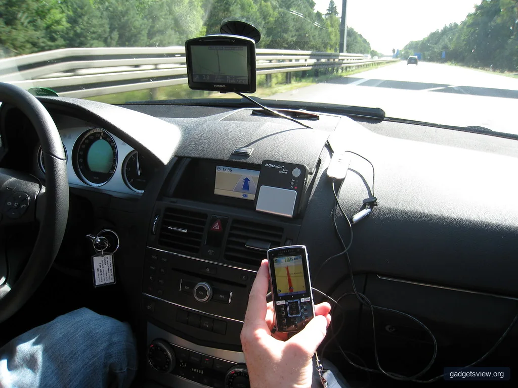Loads of GPS devices in our car
