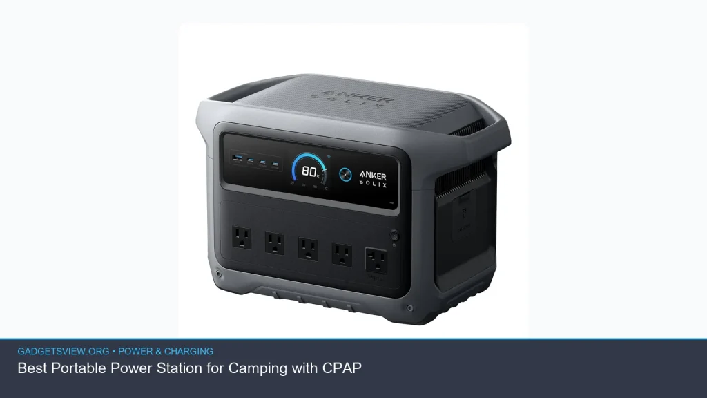 Best Portable Power Station for Camping with CPAP