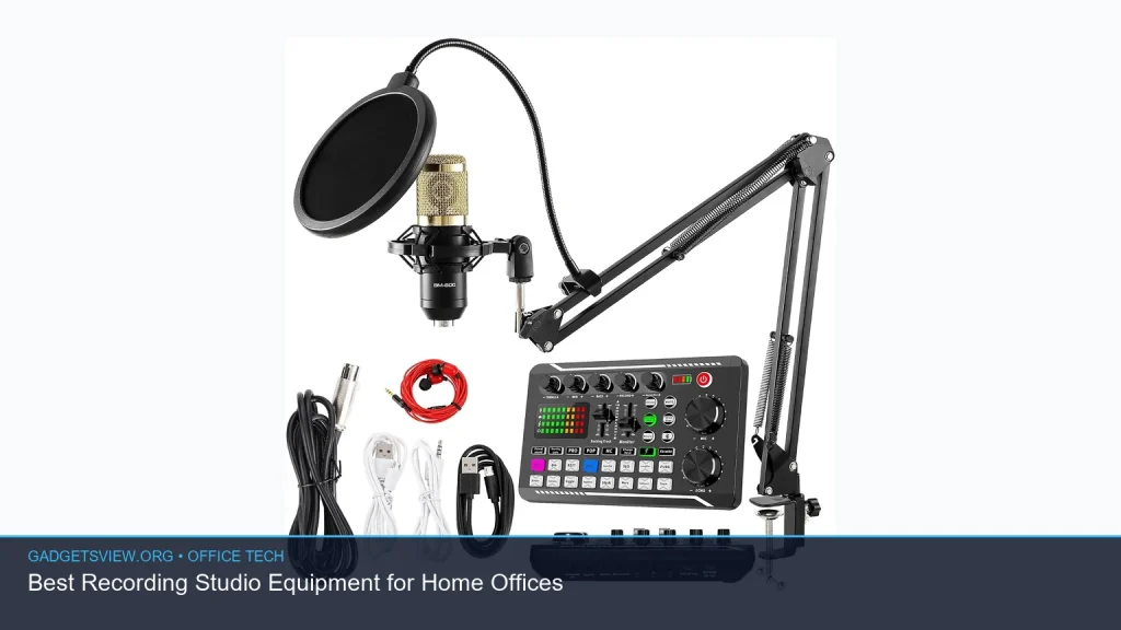 Best Recording Studio Equipment for Home Offices