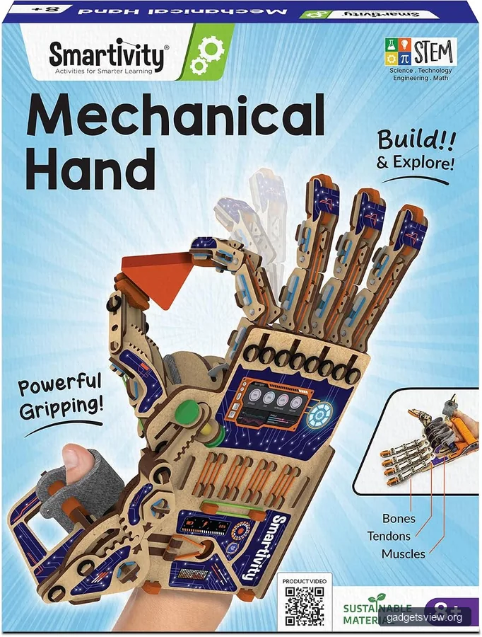 Smartivity Robotic Mechanical Hand STEM Toy for Kids 8-14